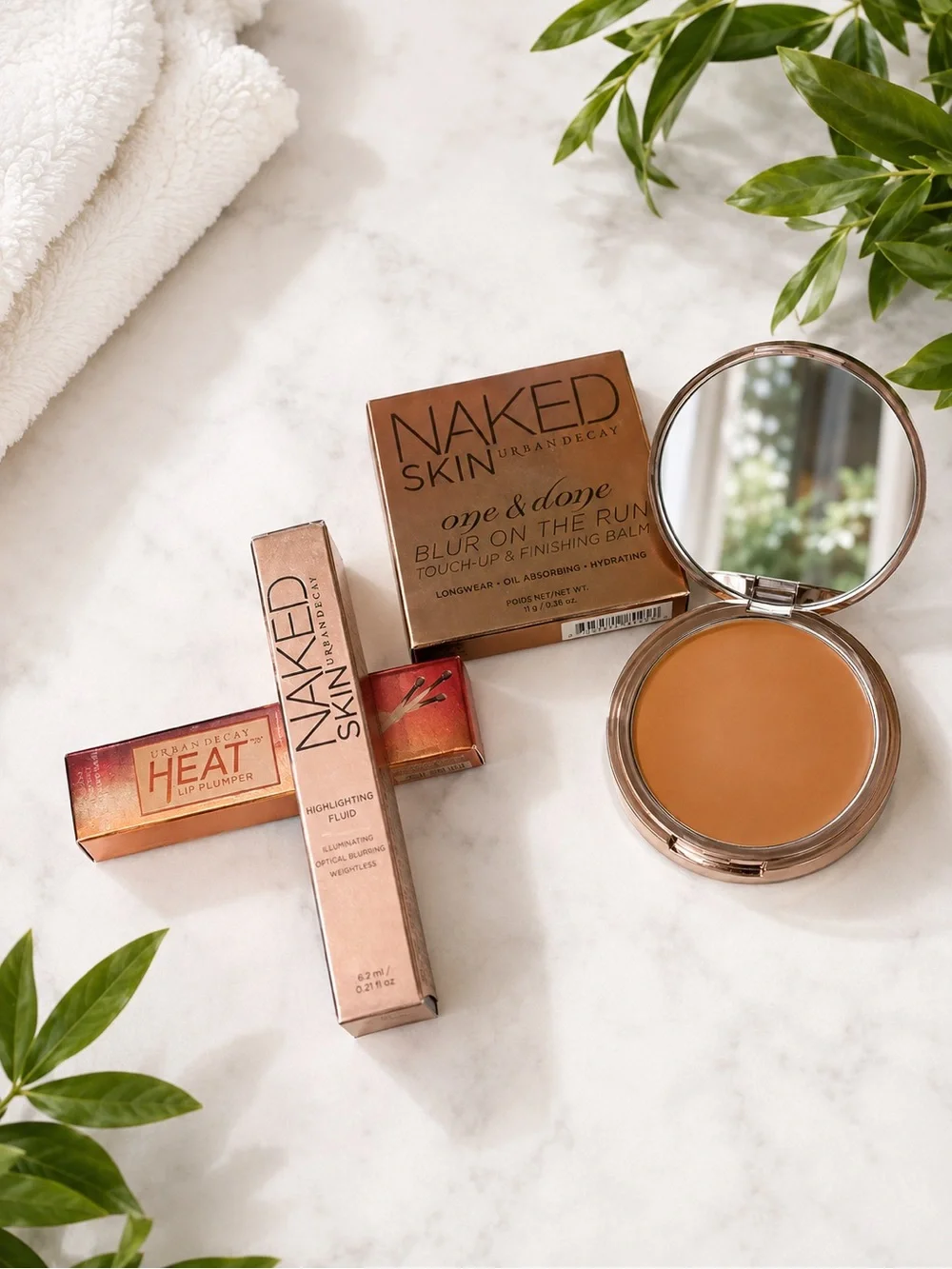 Urban Decay 3-Piece Makeup Bundle Heat Fireball Beached Bronzer